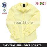 Girls Long Sleeve Peter Pan Fitted Shirt thumbnail-3