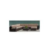 Alu. rattan/outdoor furniture sofa set
