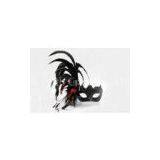Mardi Gras Feather Masquerade Masks thumbnail-1