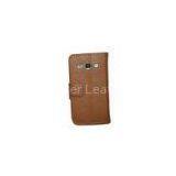 Slim Promotional Samsung Galaxy Ace 3 Leather Flip Case With Stand thumbnail-1