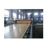 Waterpoof PVC Crust Foam Board Extrusion Line , WPC Plate Machine