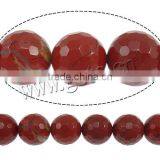Wholesale 5mm Round Faceted Red Jasper Beads thumbnail-2