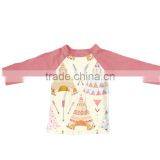 Baby Tshirt Teepees T-Shirts Raglan Baby T-Shirts Wholesale thumbnail-1