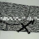 SUMMER ZEBRA PRINT HORSE RUGS WITH HOOD thumbnail-1