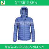 Waterproof and Soft Shell Down Jacket for Woman in Blue Color thumbnail-5