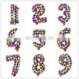 Birthday Wedding Party Supplies Decorations Helium Foil Digital Balloons Gold Silver Foil Number Balloons thumbnail-5
