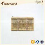 CR More Than 11 Years Experience Aluminum Double Sided Long Chain Rectangle Shaped High Quality New Fashion Zipper Coin Purse