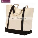 Plain shopping bag with canvas material