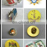 Cheap animation style custom plastic pins round badges