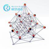 Outdoor Rope Nets Tunnel Climbing Exercise Playground With Slide Sets thumbnail-3