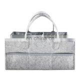 Factory Direct Sale Handmade Felt Diaper Caddy Bag for Travel thumbnail-2