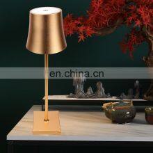 2021 Zafferano Poldina Nordic Metal Black Table Lamp Decorative Living Room Bed Side Table Lamp Led Cordless Light