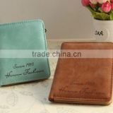2015 high quality cheap wallet solid leather golds purses Cartera para dama Mujer Shinny Vintage