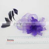 Women Black Feather Hair Fascinator Manufacturers thumbnail-3