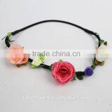 Artificial Flower Rose Wedding Garland Bridal Wreath Hair Accessories thumbnail-5
