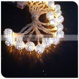 Warm White 20LED Iron Ball Light 3V Indoor Battery Light thumbnail-4
