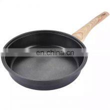 OEM Die Cast Non Stick Frying Pan Bakelite Handle Cooking Pots And Pans Smoke Less Deep Fry Cast Aluminum Cooking Pot thumbnail-2