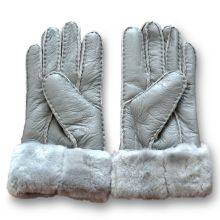 Winter Gloves Real Australia Double Face Sheepskin Ladies Sheepskin Leather Gloves for Women thumbnail-2