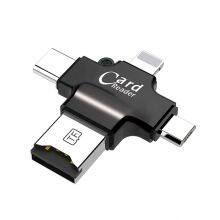 4 in 1 Mini Pendrive Card Reader OTG Factory Price Type-C Usb for Phone Android IOS Magnetic Smart TF Card Reader thumbnail-3