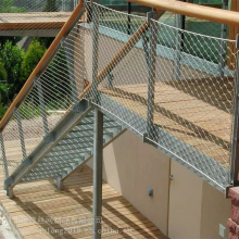 Stainless Steel Stair Balcony Fence Mesh Protection Flexible Wire Rope Cable Net thumbnail-2