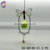 Beautiful Dragonfly Ornament Hanging Glow in the Dark Material Metal Bird Feeder Quality Choice thumbnail-1