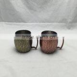 16OZ Hammered Copper Mugs Old Dutch Copper Hammered Moscow Mule Mug thumbnail-3