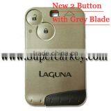 Best Quality 2 Button Remote Card Key Shell For Laguna With Grey Key thumbnail-1