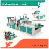 Double layer four lines Plastic vest bag making machine