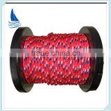 Premium polyester braided line rope used for boat mooring rope