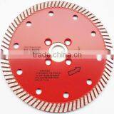 Wet and Dry Cutting Turbo Blade, Hot Pressed, Diamond Saw Blade