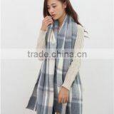 Wholesale Woman Plaid Cashmere Pashmina Scarf And Shawl thumbnail-5