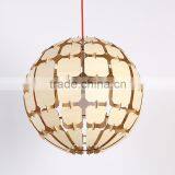 Hot Sale Wood Art Decor Pendant Pine Cone Lamp Wood Chandelier Light JK-8005B-31 LED Pendant Light thumbnail-4