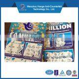 Anti-fake Lottery Scratch Card Printing