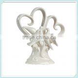 Beautiful Ceramic Love Birds Wedding Cake Topper thumbnail-1
