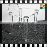 China Wholesale Clear Acrylic Restaurant Chair With Cushion thumbnail-5