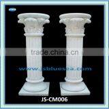 Hand Carved White Marble Roman Column Mould For Sale