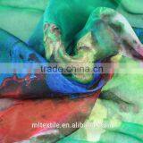Wholesale Satin Chiffon Fabric ,plain Pure Chiffon Silk Fabric