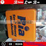 3D Advertising Outdoor Waterproof Round Forming Blister Light Box