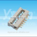 China Manufacturer 2.54mm Pitch 7pin Two Pieces Grey DIP Plug Connector