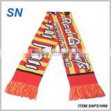 Long Style of Length and 100% Acrylic Kintted Custom Football Scarf thumbnail-1