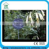 [factory Direct] Dia7cm Natural Edge Set Of 4 Hanging Round Slate Plant Label Item HQ-0707CG2A thumbnail-1
