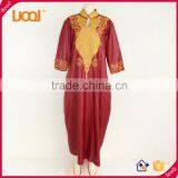 African Fashion Designs Bazin Embroidery Design Dress thumbnail-2