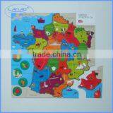 French Map Puzzle Fridge Magnets thumbnail-2