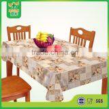 Factory Promotional PVC Table Cloth With Flannel Backing