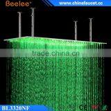Online Shopping Bathroom Luxurious 20 Inch Rainfall Led Shower Head thumbnail-3