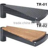 White Painting Steel Wood Used Spiral Staircase For Home and Shop thumbnail-6