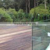 tempered outdoor glass guard fence panels with EN12150, AS/NZS2208:1996, BS62061981
