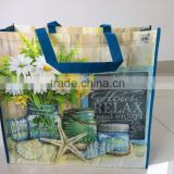 PP non woven shopping bags with BOPP laminated