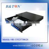 1U/2U 12port/24port SC Slidable Rack-mount Fiber Optic Patch Panel thumbnail-1