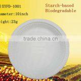 Biodegradable Disposable 10inch Plate With 3 Compartments Bio Tableware thumbnail-1